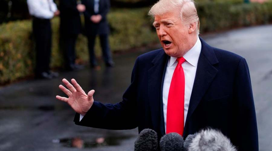 Donald Trump asegura estar "en camino" de resolver el problema de los tiroteos