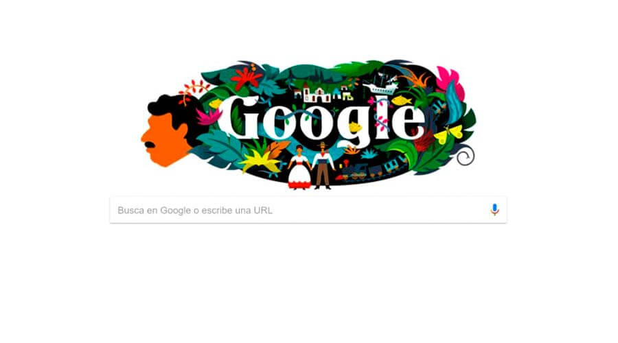 Un doodle de Macondo en honor a Gabriel García Márquez