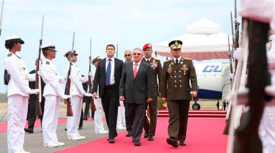 Raúl Castro en Venezuela