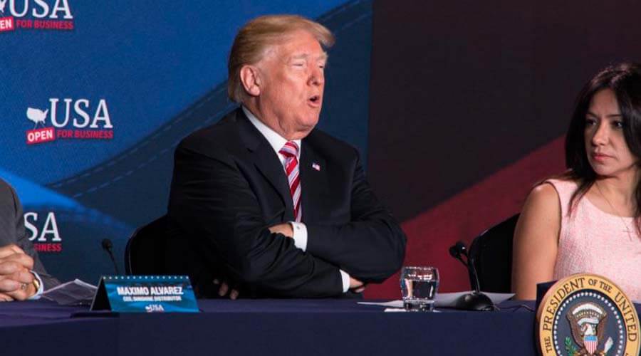 Donald Trump se reúne con empresarios en Hialeah