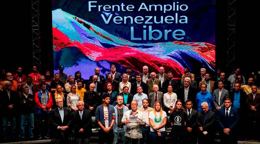 Convoca una jornada de protestas para el 27 de abril el Frente Amplio Venezuela Libre