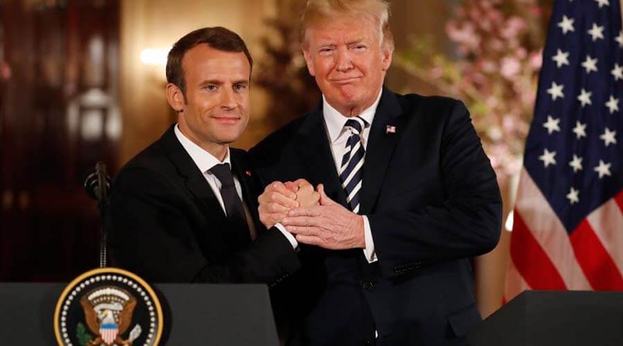 Emmanuel Macron propone a Donald Trump trabajar en un nuevo acuerdo con Irán