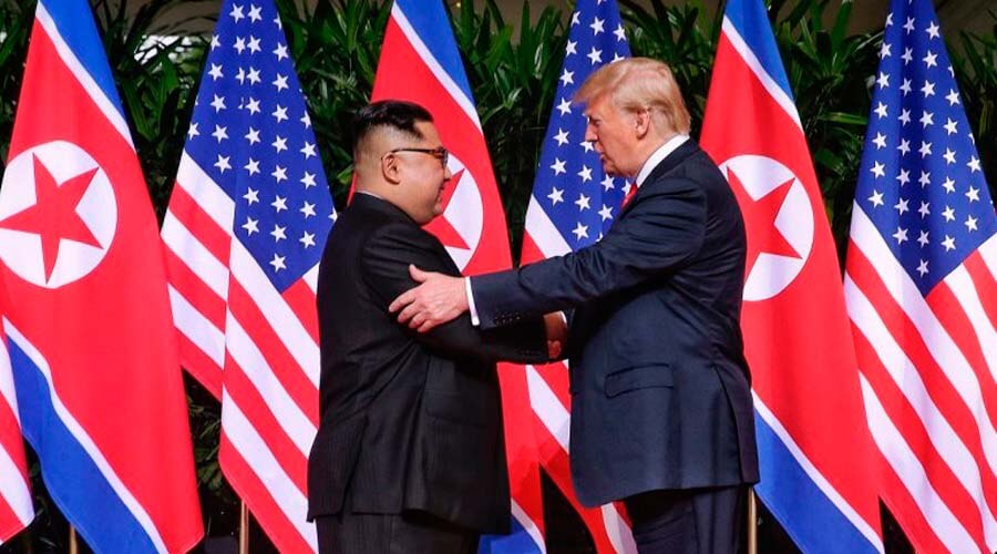 Donald Trump y Kim Jong-un inician su histórica cumbre en Singapur