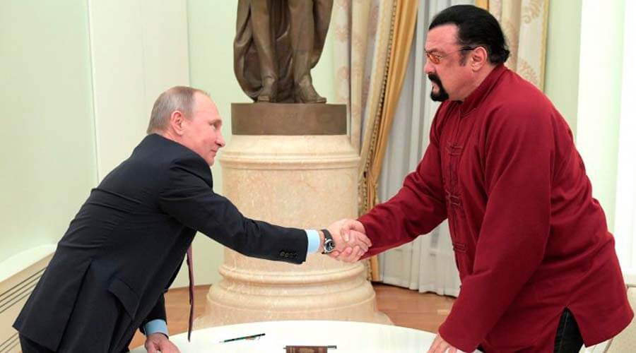 El actor Steven Seagal será representante humanitario entre EEUU y Rusia