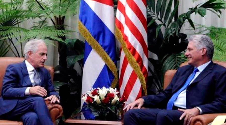 Senador republicano Bob Corker dialoga con Miguel Díaz-Canel sobre relaciones bilaterales