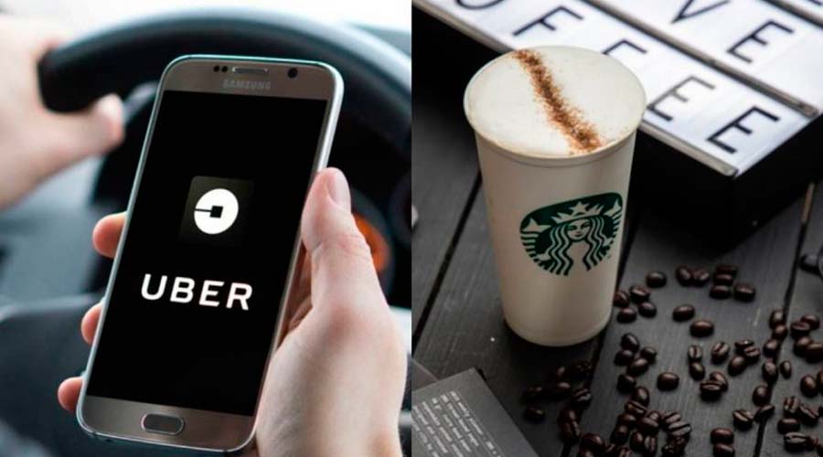 Uber llevará a domicilio los cafés de Starbucks, tras prueba piloto en Miami