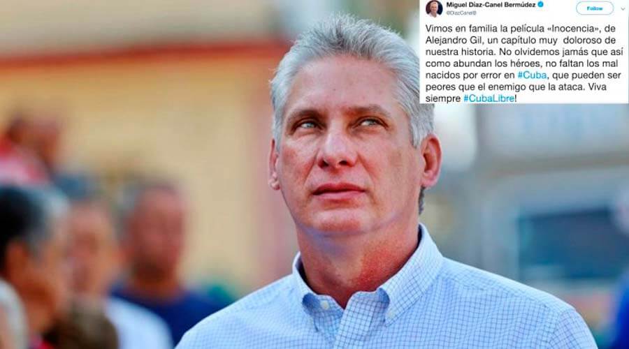 Miguel Díaz-Canel: "No faltan los mal nacidos por error en Cuba"