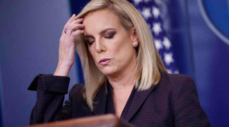 Donald Trump anuncia la salida del cargo de la secretaria de Seguridad Nacional, Kirstjen Nielsen