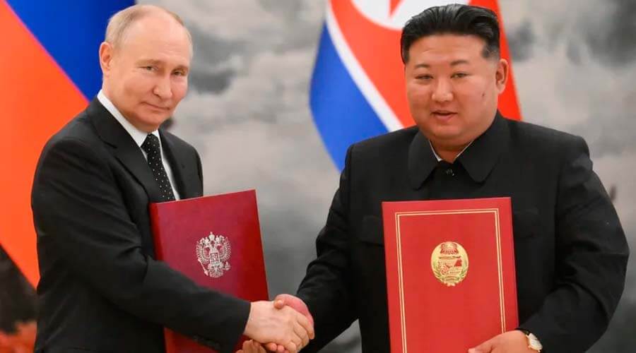 Rusia y Corea del Norte firman acuerdo de defensa, implicaciones geopolíticas resuenan