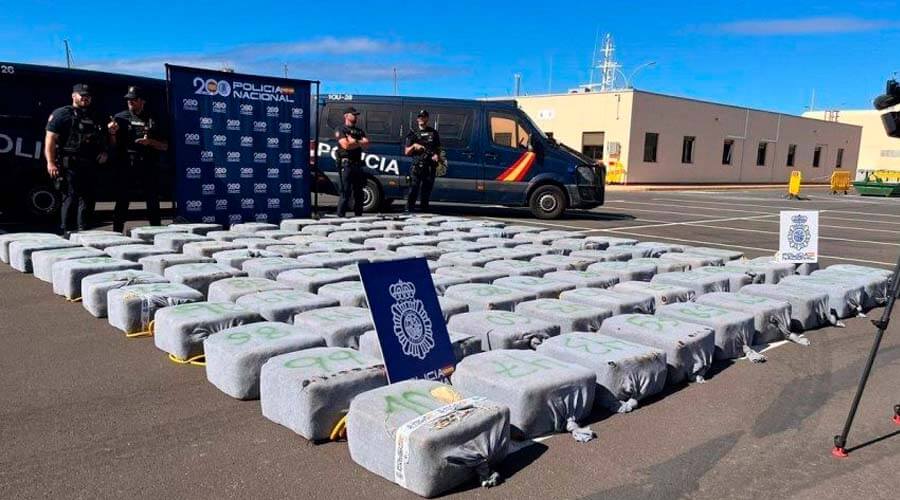 España decomisa cuatro toneladas de droga en barco de pesca