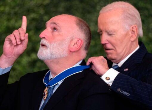 Joe Biden concede la Medalla de la Libertad a José Andrés, Messi, Bono, Soros y Hillary Clinton