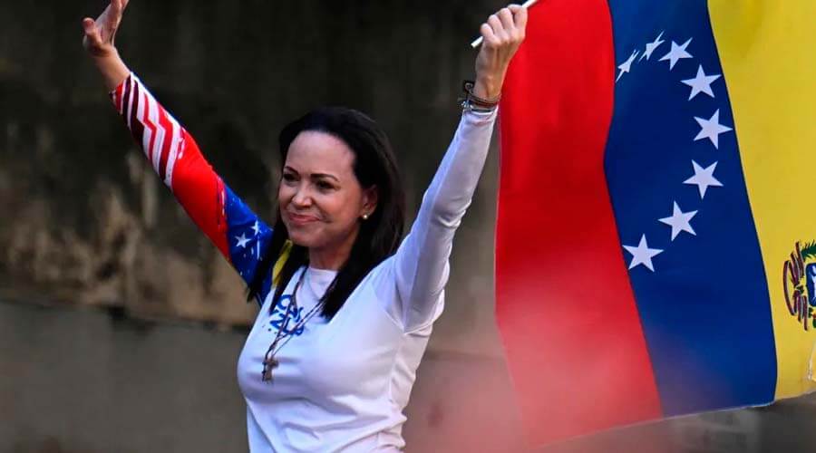 María Corina Machado: "Estoy en un lugar seguro, seguiré junto a ustedes hasta el final"