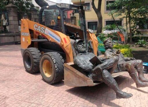 Retiran estatuas de Fidel Castro y el Che Guevara de parque en México