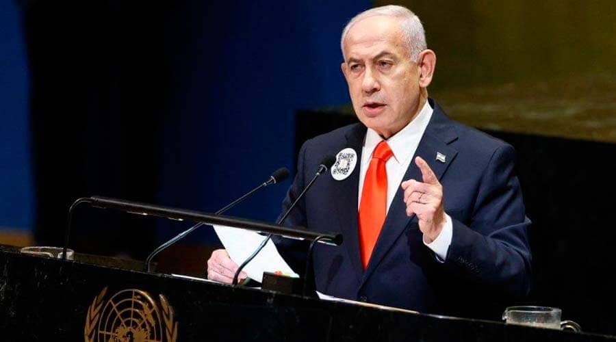 Netanyahu le habla a los rehenes desde la ONU: "Los traeremos de vuelta a casa"