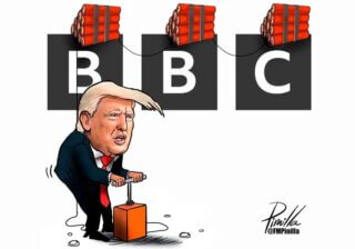 Donald Trump y la bbc