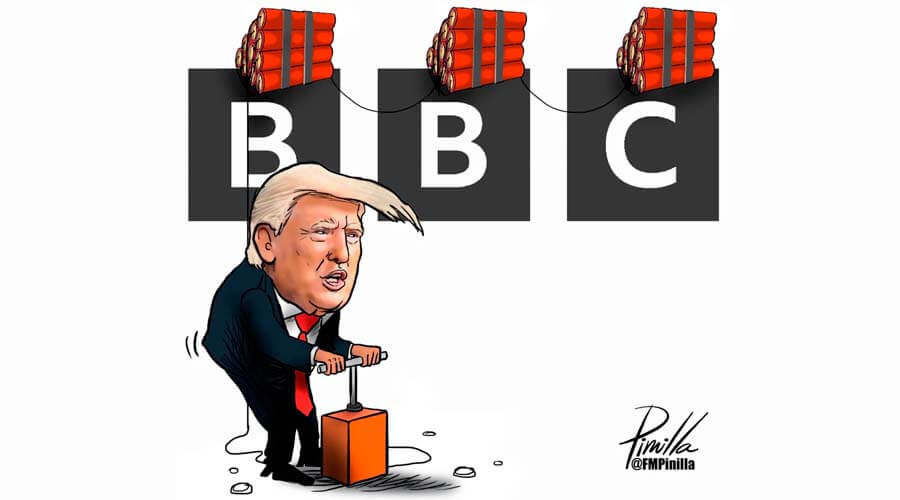 Donald Trump y la bbc