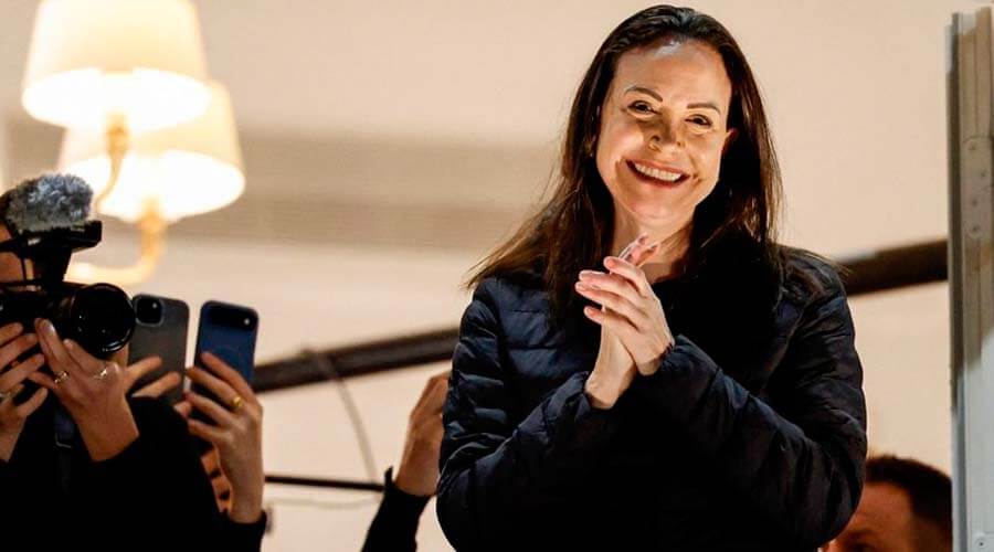 Donald Trump recibe el jueves a la líder venezolana María Corina Machado