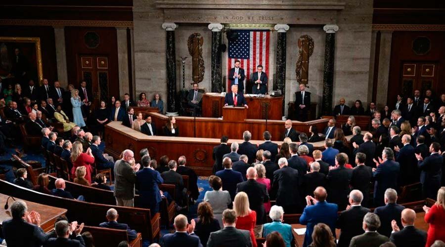 Trump en su Discurso del Estado de la Unión: "Esta es la era dorada de Estados Unidos"